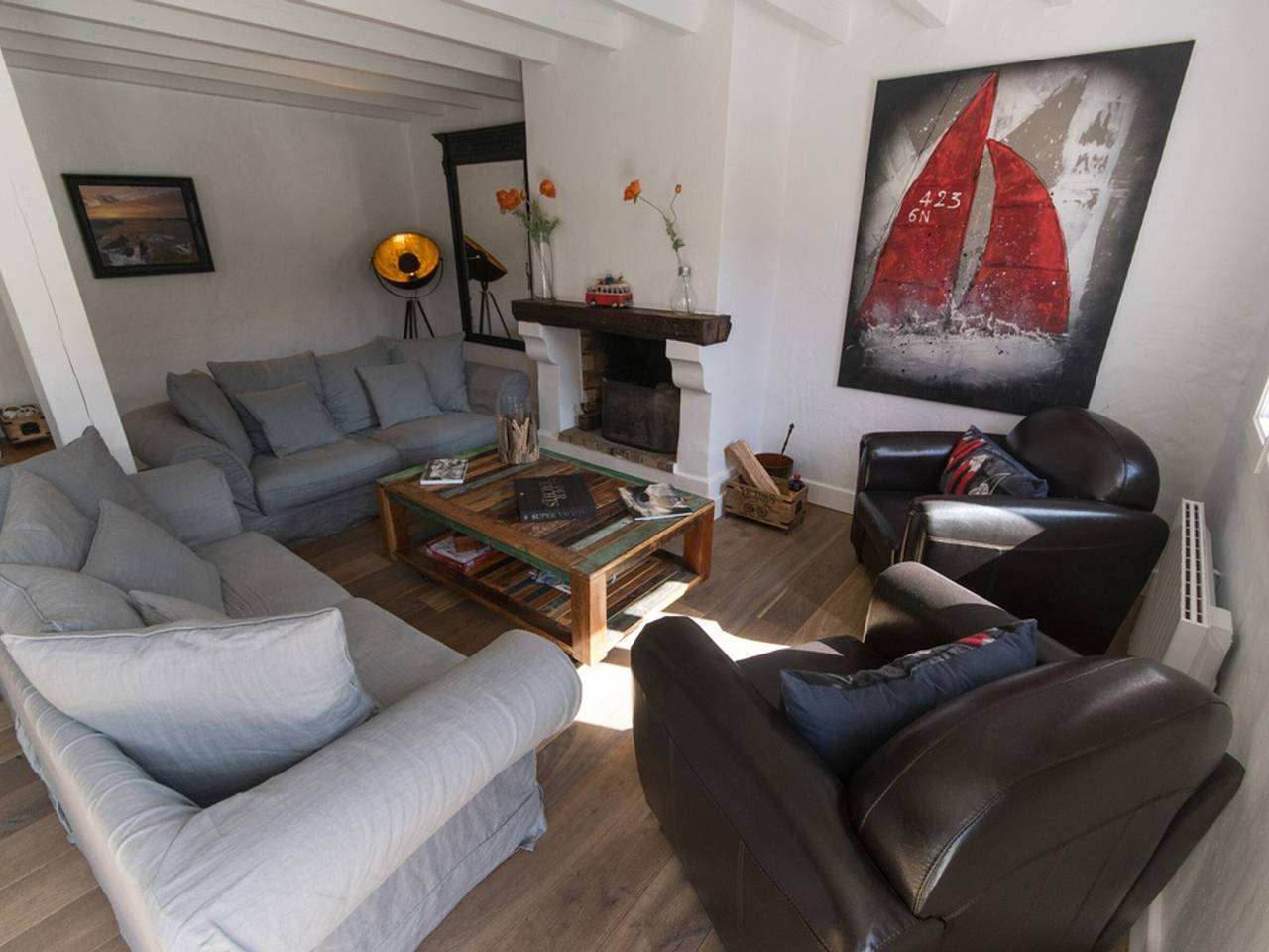 Decoración cuidada en Sauzon, casa independiente cerca del mar in Sauzon, Côte des Mégalithes