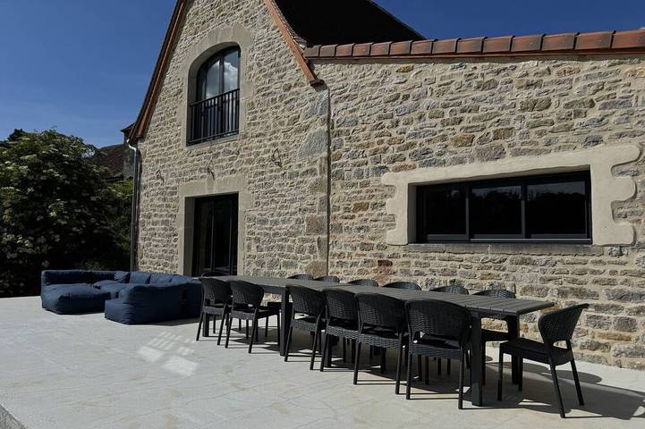 Maison de vacances pour 14 personnes, avec jardin