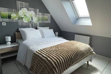 Chambre d’hôte pour 2 personnes, avec jacuzzi à Les Hayes