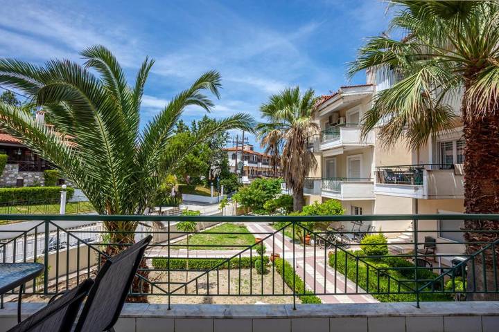 Ferienwohnung für 4 Personen, mit Ausblick und Garten