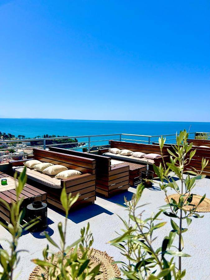 Appartement de vacances pour 5 personnes, avec sauna et jardin ainsi que piscine et jacuzzi, adapté aux familles