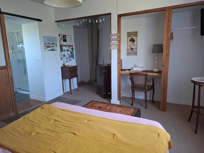 Chambre d’hôte pour 2 personnes, avec Terrasse ainsi que Jardin et Vue à Fouesnant - 4