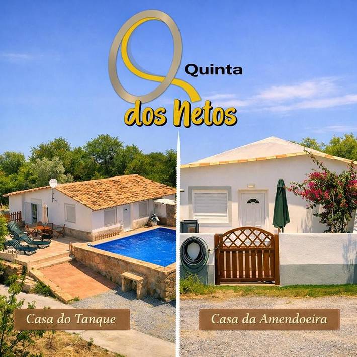 Location de vacances pour 4 personnes, avec vue et jardin dans Santa Catarina da Fonte do Bispo