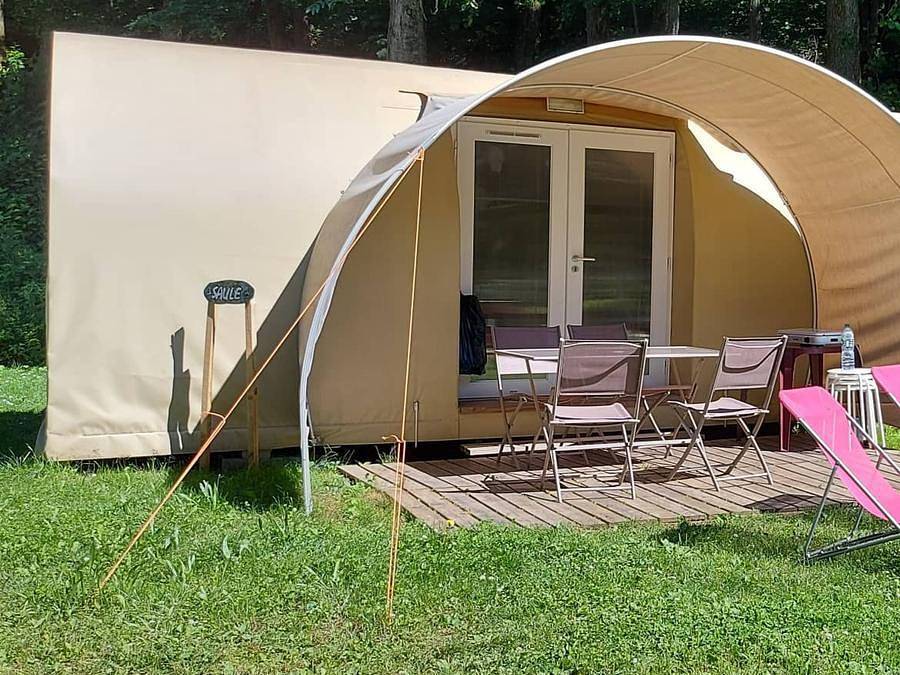Flower Camping Ser Sirant - Wohnzelt auz holz 4 personen - Coco Sweet in Cholonge, Isère