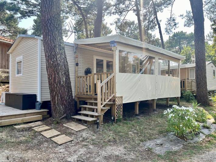 Camping pour 8 personnes, avec piscine et sauna ainsi que vue et terrasse au Cap Ferret - 2