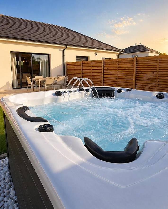 Ferienhaus für 6 Personen, mit Whirlpool und Garten - 1
