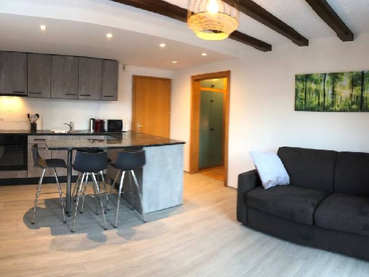 Appartement entier, Appartement de vacances pour 4 personnes avec terrasse in Salins (Sion), Sion