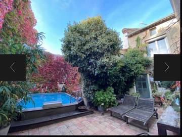 Gîte pour 5 personnes, avec piscine et terrasse dans Bram