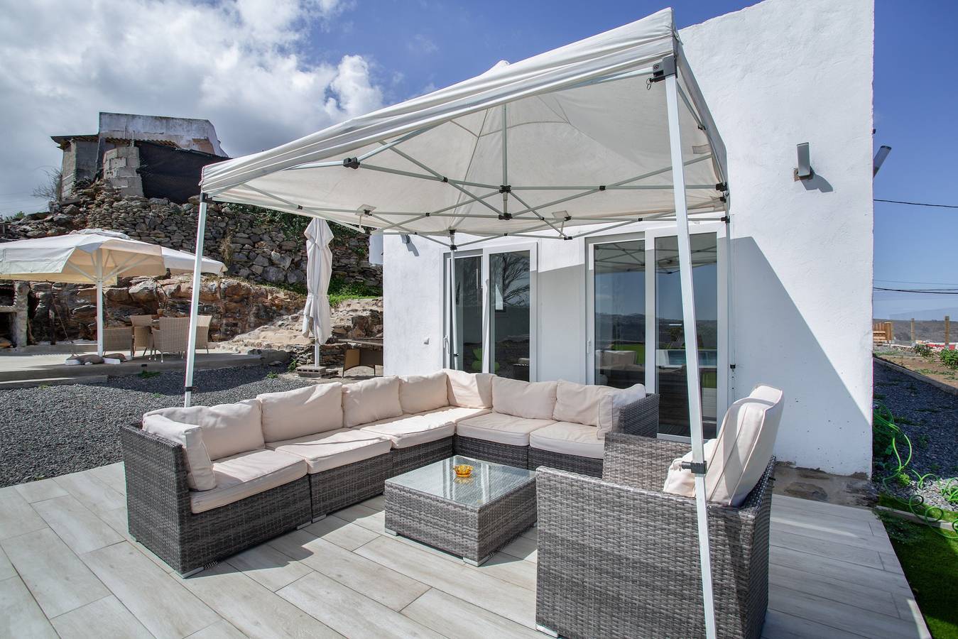 Vacation Villa 'Alegría' with Sea View, Private Pool and Wi-Fi in Santa María de Guía de Gran Canaria, North Gran Canaria
