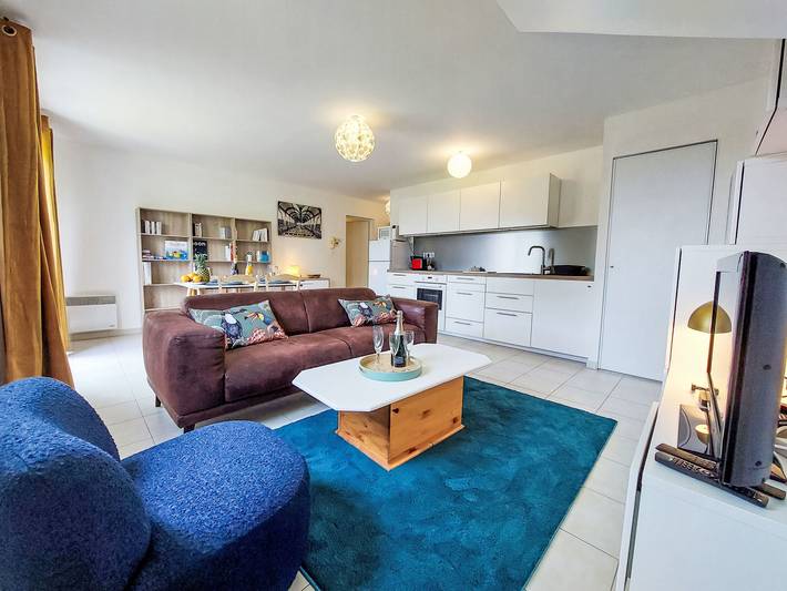 Appartement de vacances pour 4 personnes, avec jardin et balcon