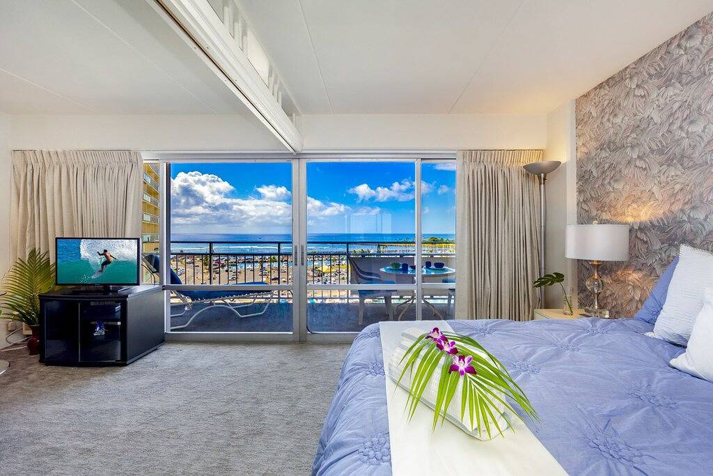 Ganze Wohnung, Meerblick vom Ilikai in Waikiki Beach, Honolulu