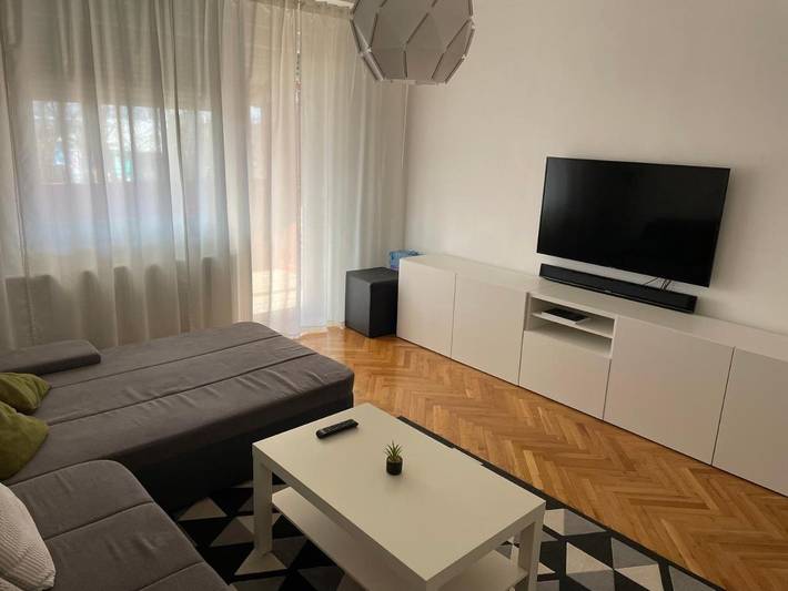 Ferienwohnung für 4 Personen, mit Balkon und Terrasse sowie Ausblick