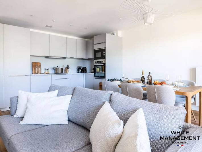 Gîte pour 6 personnes, avec balcon dans Courchevel 1650 (Moriond) - 4