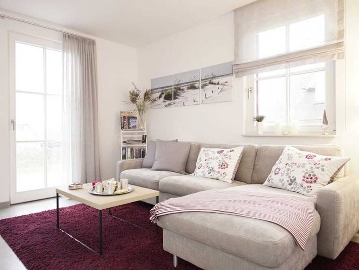 Ferienwohnung für 4 Personen, mit Garten und Terrasse sowie Sauna, mit Haustier in Groß Schwansee