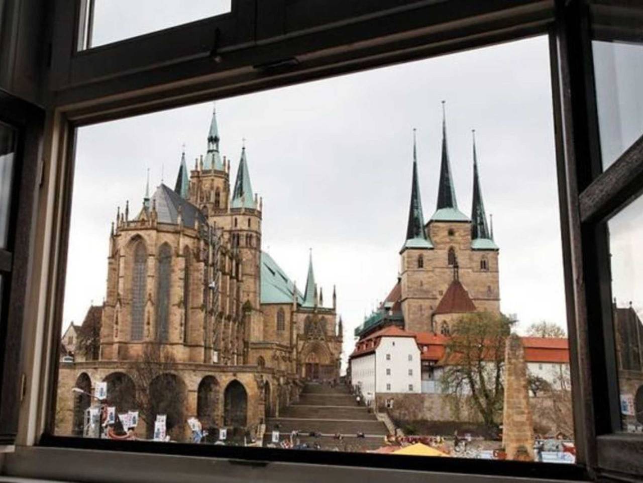 Pension Domblick - Doppelzimmer Domblick in Altstadt (Erfurt), Erfurt