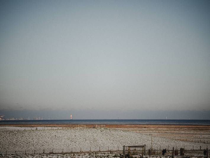Ferienhaus mit Meerblick für 9 Personen, mit Garten und Ausblick am Jadebusen