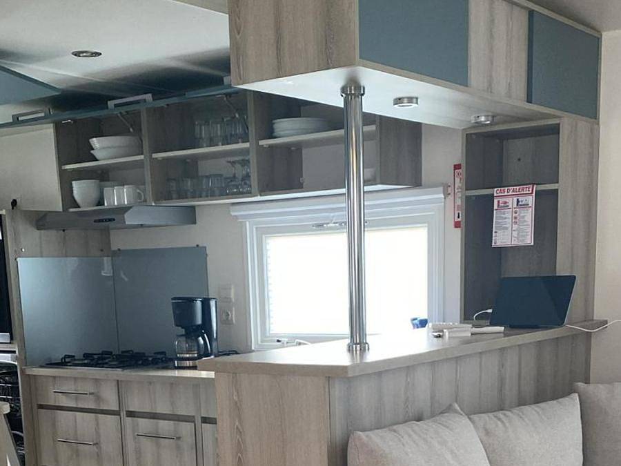 Tour Opérateur et particuliers sur camping Mar Estang - Mobilheim 6 personen - Mobilheim 2 Zimmer in Canet-en-Roussillon, Côte d'Améthyste