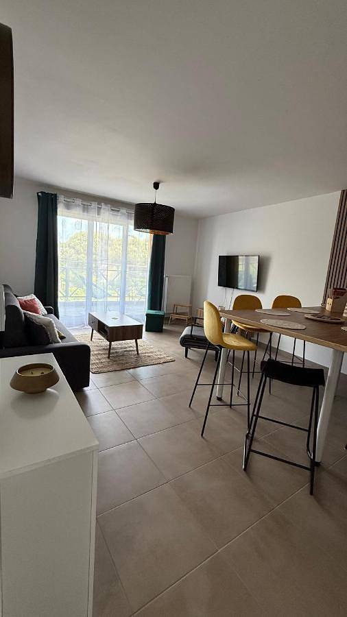 Appartement de vacances pour 5 personnes, avec terrasse et vue à Saint-Valery-en-Caux