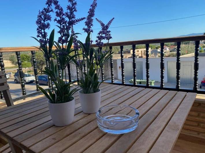 Casa rural para 4 personas, con vistas y terraza, Se admiten mascotas en Losa del Obispo - 4