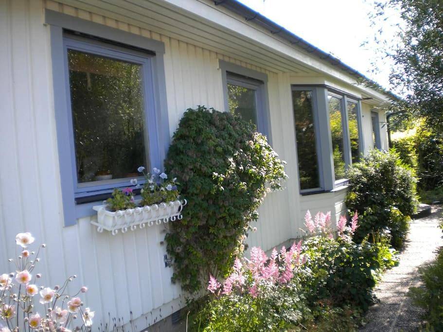 Villa med blommande trädgård, centralt Båstad in Bastad, Bjärehalvön