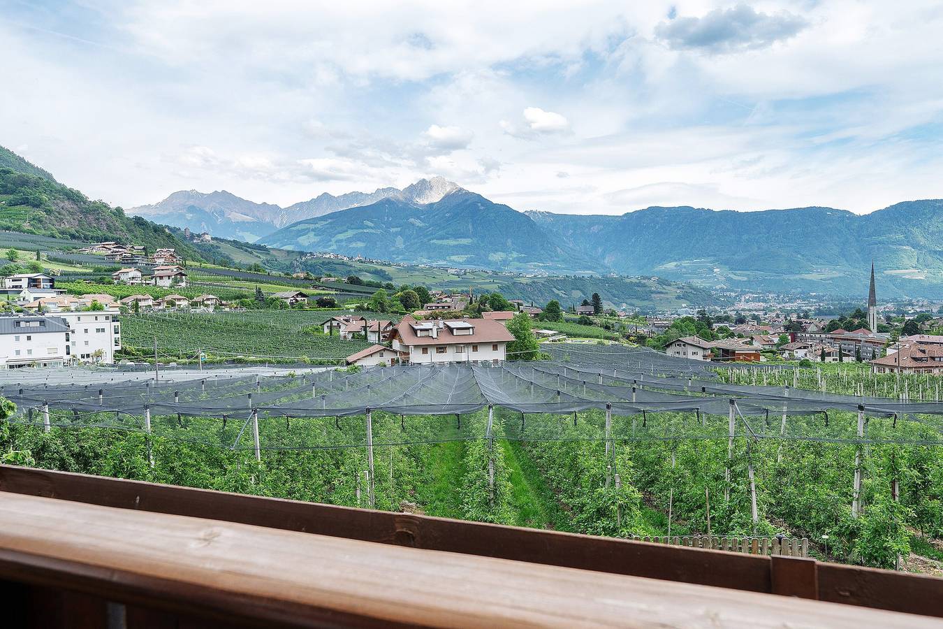Apartment „Doppelzimmer“ mit Bergblick, Gemeinschaftspool und Wlan in Mitterplars, Algund