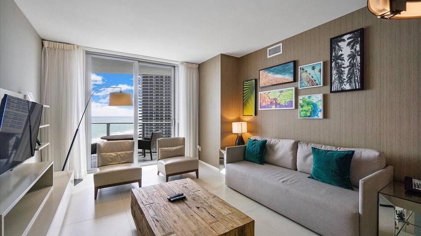 Apartamento entero, Apartamento de vacaciones para 6 personas con balcón in Hollywood Beach (FL), Hallandale Beach
