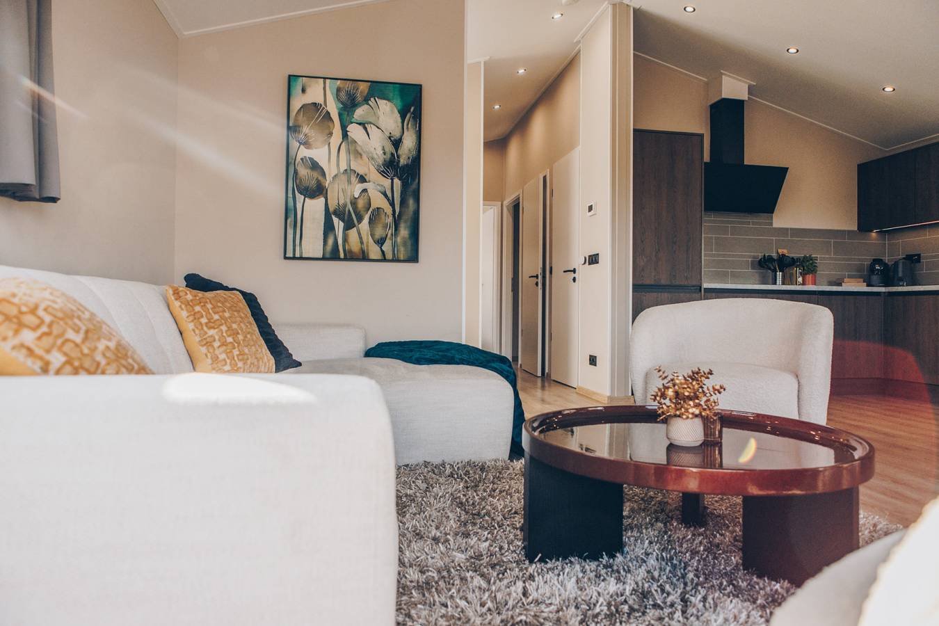 Moderne 6-persoons chalet met privé sauna in Renswoude in Renswoude, Provincie Utrecht
