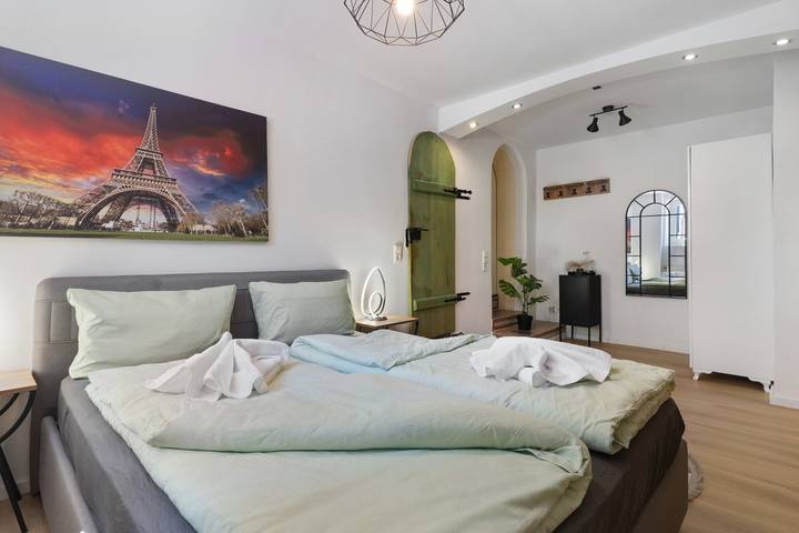 Entire apartment, Apartment 4 with 2 Bedrooms, Shared Terrace and Wi-Fi in Europa-Park, Rheinhausen