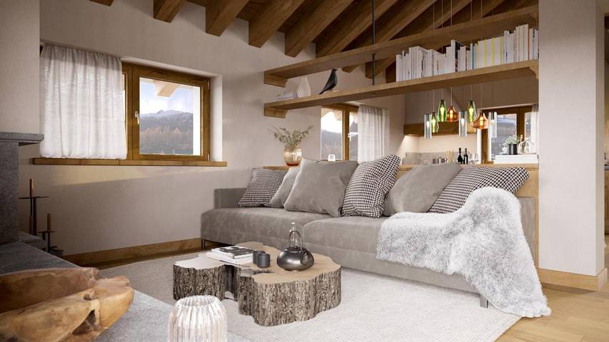 Appart’hôtel pour 4 personnes, avec vue ainsi que jardin et sauna dans Cervinia - 2