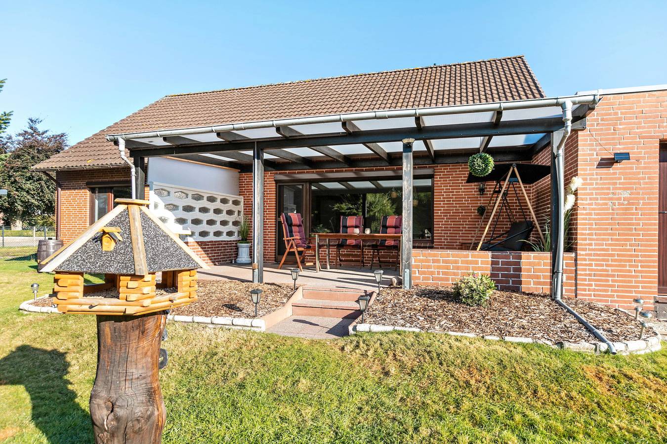 Ferienhaus 'Dörpshus-Bargen' mit privater Terrasse, privatem Garten und Wi-Fi in Rehm-Flehde-Bargen, Eider-Treene-Sorge