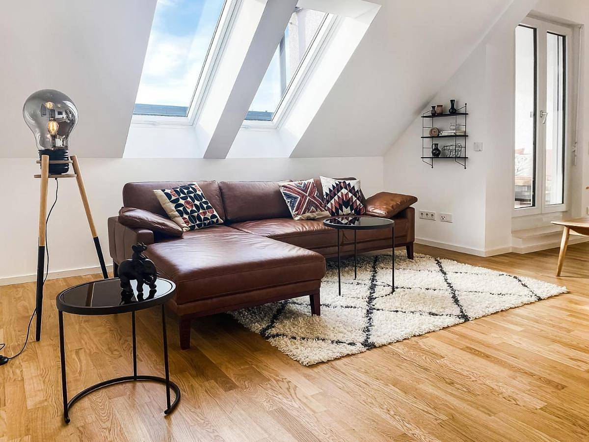 Appartement entier, Modern & Stylisch - Penthouse-Feeling nahe Flughafen München in Freising, Hopfenland Hallertau