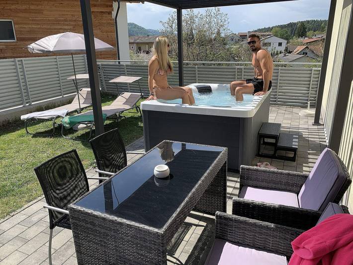 Ferienwohnung für 5 Personen, mit Whirlpool und Pool sowie Sauna und Garten, mit Haustier am Klopeiner See - 4