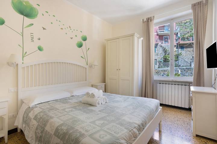 Hel lejlighed, Apartment 'Verde' with Sea View, Wi-Fi and Air Conditioning in Riomaggiore, Riomaggiore Kommune