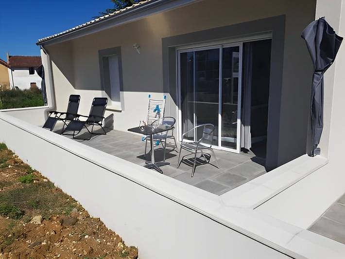 Appartement de vacances pour 4 personnes, avec jardin et terrasse