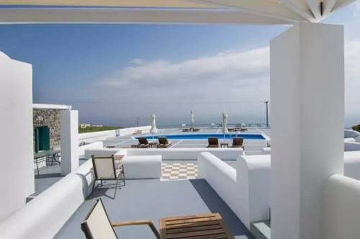 Ferienhaus für 7 Personen, mit Meerblick und Balkon sowie Terrasse und Garten auf Santorin - 3