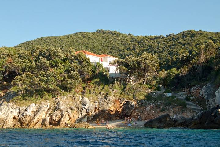 Ganze Wohnung, 1-Zimmer-Ferienwohnung am Strand Kozarica, Mljet A-4950-c in Mljet