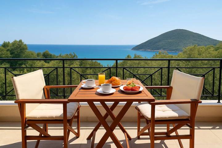 Ferienwohnung für 3 Personen, mit Garten in Preveza Regionalbezirk