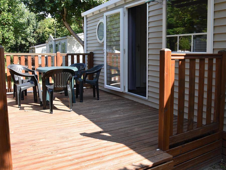 Camping Saint Gabriel - Mobilheim 4 personen - 2 Komfortzimmer (-8 Jahre) + Klimaanlage + Tv in Tarascon, Arles und Umgebung