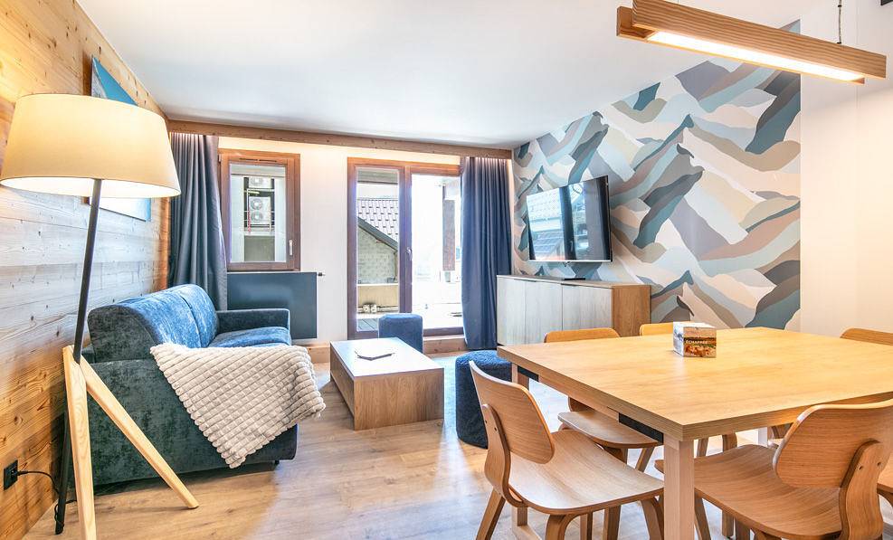 Studio entier, Résidence Les Hauts de Vaujany in Vaujany, Parc national des Écrins