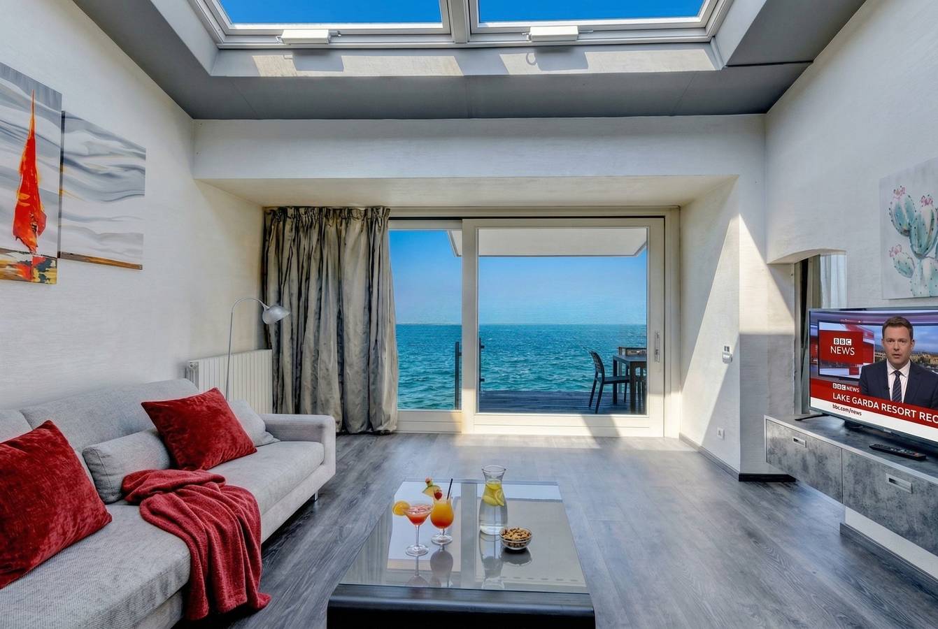 Desenzanoloft Villa Meraviglia am See in Desenzano del Garda, Gardasee-Berge