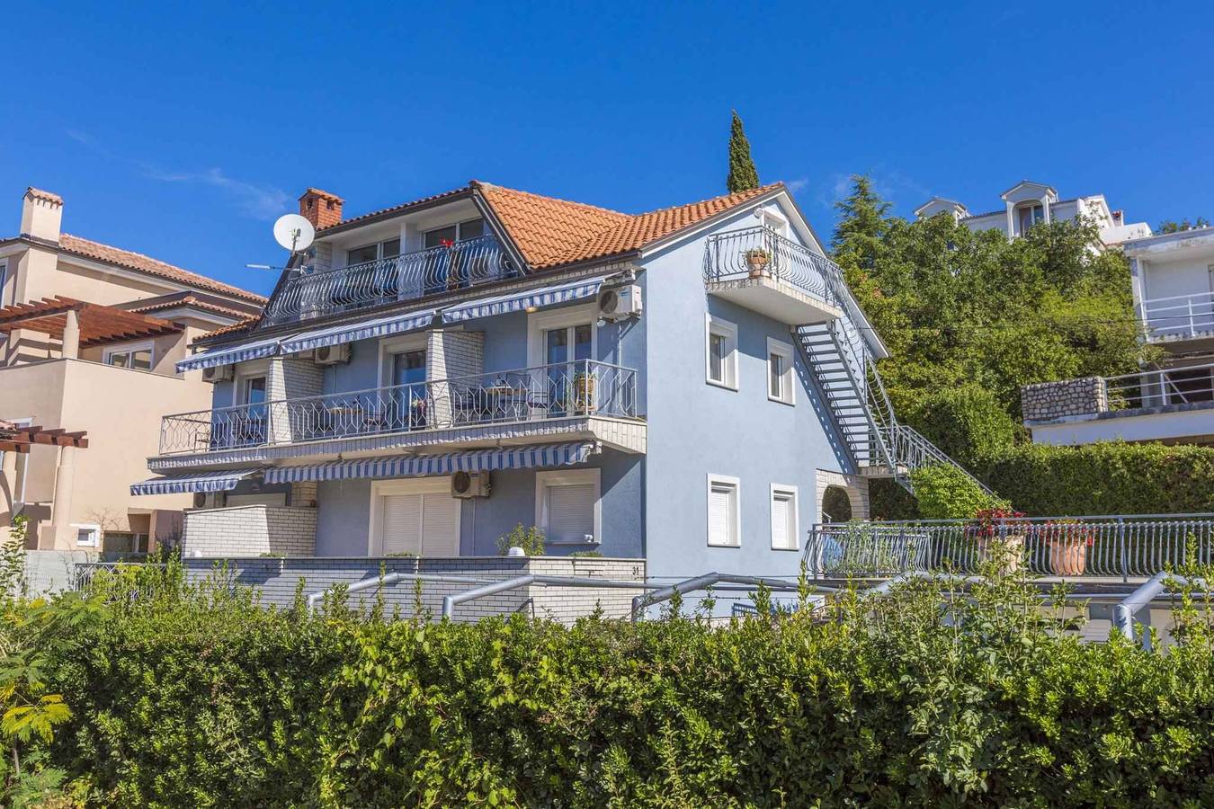 Entire studio, Studio with terrace and air conditioning in Crikvenica, Primorje-Gorski Kotar