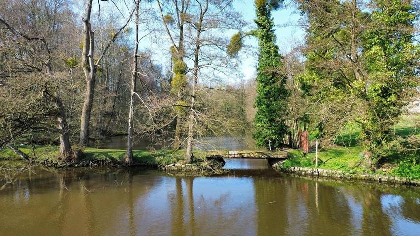 Location de vacances pour 6 personnes, avec Terrasse et Jardin ainsi que Vue sur le lac et Vue à Langrolay-sur-Rance - 3