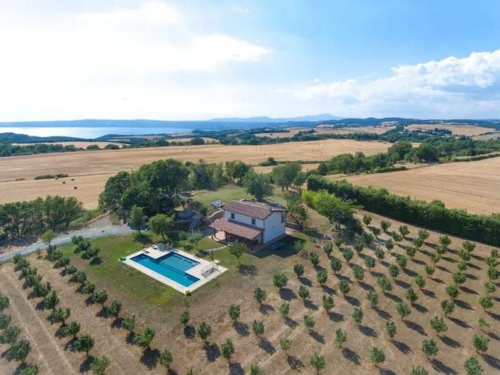 Ferienhaus für 7 Personen, mit Garten und Pool in Bagnoregio