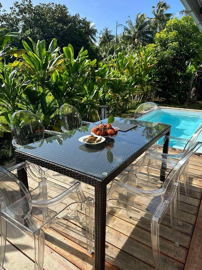 Maison de vacances pour 4 personnes, avec jardin ainsi que piscine et vue
