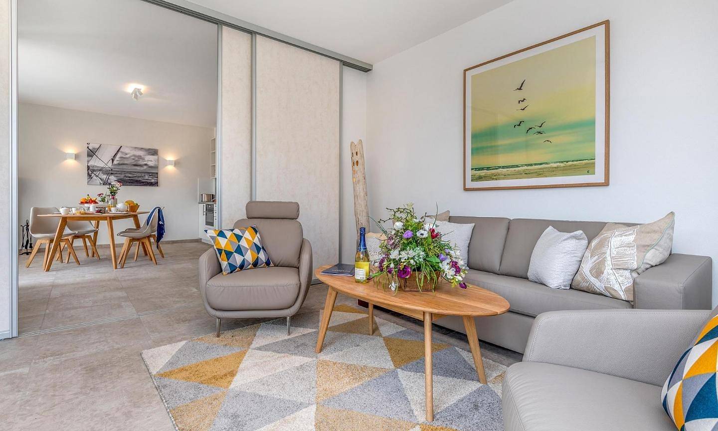 Apartamento entero, 2019 gebaute, traumhafte Ferienwohnung mit Sauna und Kamin im Ostseeheilbad Prerow auf dem Darss. in Prerow, Peninsula Fischland - Darss - Zingst