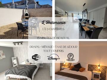 Gîte pour 6 personnes, avec terrasse à Meusnes