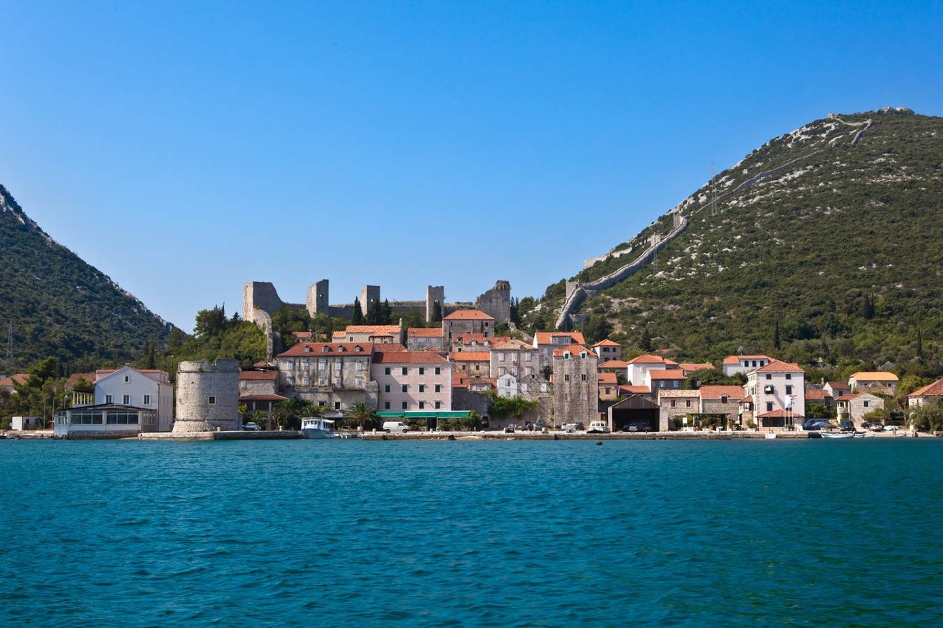 Ganze Wohnung, Ferienwohnung in Ston / Mali Ston mit Meerblick, Terrasse, Klimaanlage, W-Lan (3588-1) in Ston, Dubrovnik-Neretva