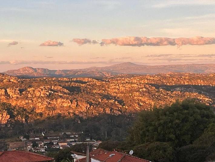 Casas e apartamentos de temporada para 8 pessoas, com balcão e vista em Diamantina