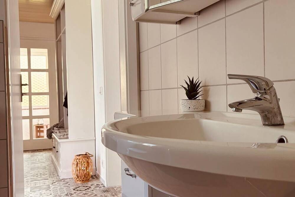 Ferienhaus Dreiflüsse mit Parkplatz in Hann. Münden, Werratal