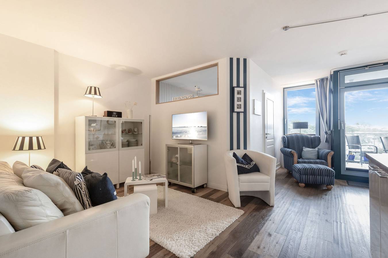 Ganze Ferienwohnung, Strandburg Strandfeeling: Balkon mit Seeblick in Ostfehmarn, Fehmarn
